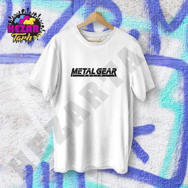 242 - تیشرت بازی متال گیر سالید - Metal Gear Solid - سفید